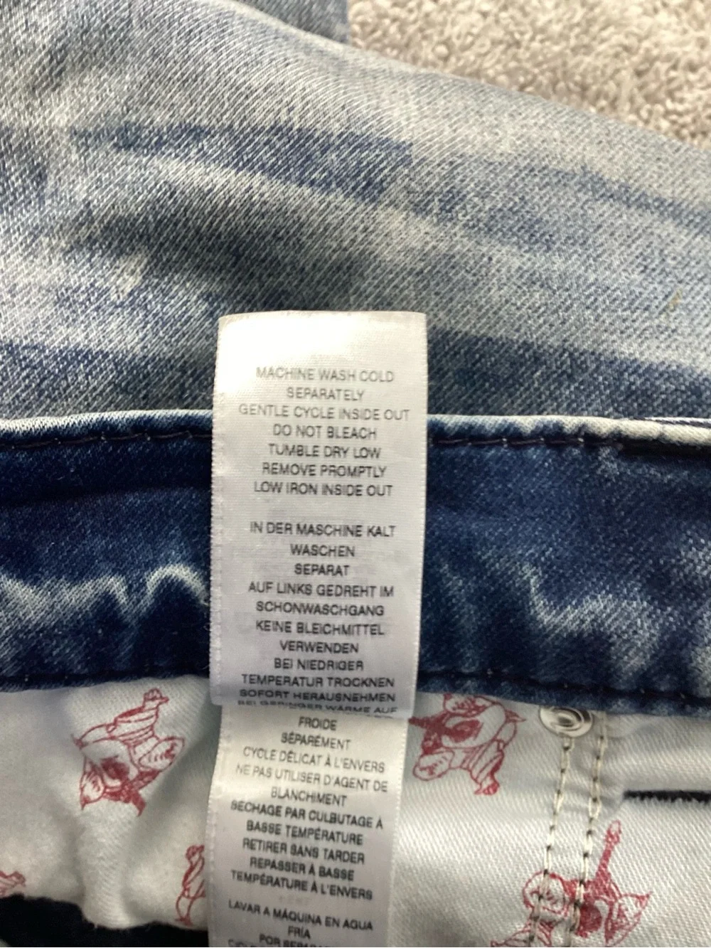 True Religion stitching fit casual